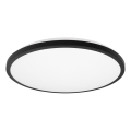 Top Light - LED plafon za kupatilo ONYX LED/10W/230V IP44 3000/4000/6500K prečnik 29 cm crna