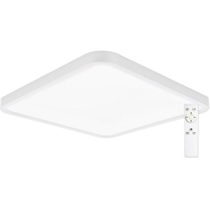 Top Light - LED stropna svetiljka REVIT, prigušiva, LED/36W/230V 3000-6500K 40x40 cm bela + daljinski upravljač