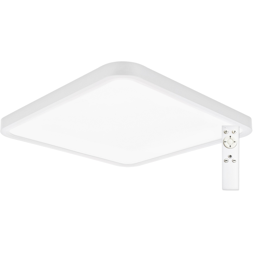 Top Light - LED stropna svetiljka REVIT, prigušiva, LED/36W/230V 3000-6500K 40x40 cm bela + daljinski upravljač