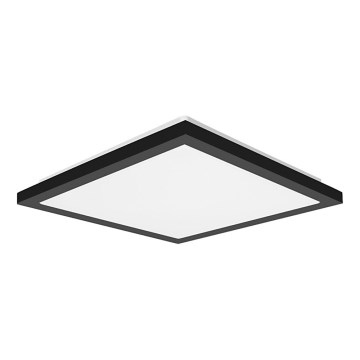 Top Light - LED plafonsko svetlo za kupatilo ONYX LED/10W/230V IP44 3000/4000/6500K 28x28 cm crna