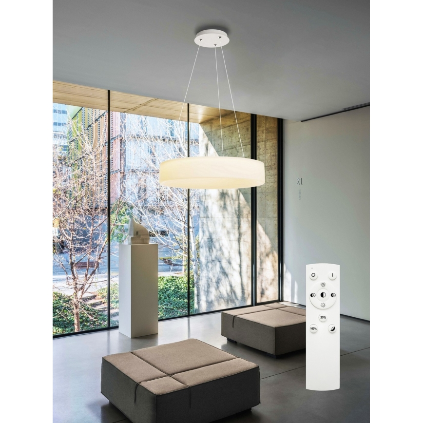 Top Light - prigušiva LED luster na sajli HALO LED/60W/230V 3000-6500K ø 60 cm + daljinski upravljač
