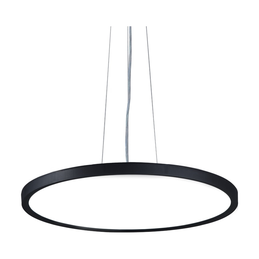 Top Light - LED prigušiva luster na sajli REVIT LED/50W/230V 3000-6500K prečnik 60 cm crna + daljinski upravljač
