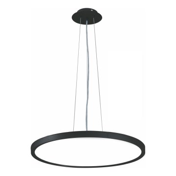Top Light - LED prigušiva luster na sajli REVIT LED/50W/230V 3000-6500K prečnik 60 cm crna + daljinski upravljač