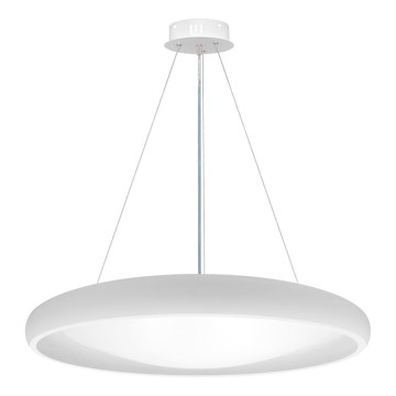 Top Light - LED prigušiva luster na sajli SALERNO LED/60W/230V 3000-6500K prečnik 60 cm bela + daljinski upravljač