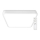 Top Light - LED prigušiva plafonska lampa METAL LED/60W/230V kvadratna bela + daljinski upravljač