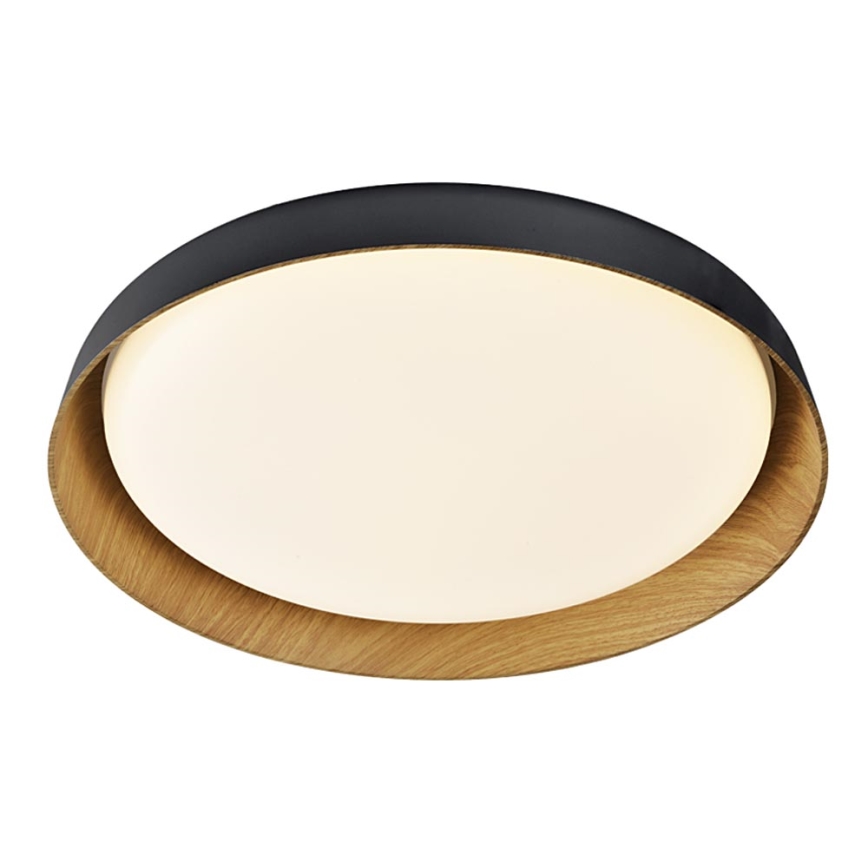 Top Light - LED prigušiva plafonska lampa SATELLITE LED/36W/230V 3000-6500K Ø 43 cm crna/braon + daljinski upravljač