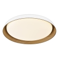 Top Light - LED prigušiva plafonsko svetlo SATELLITE LED/48W/230V 3000-6500K, prečnik 53 cm, belo/smeđe + daljinski upravljač