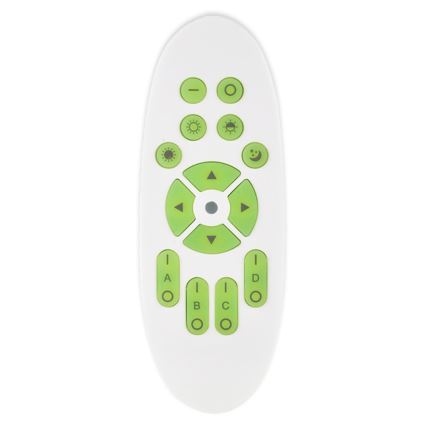 Top Light - LED prigušiva stropna svetiljka NORMAN LED/51W/230V Ø 39 cm bela + daljinski upravljač