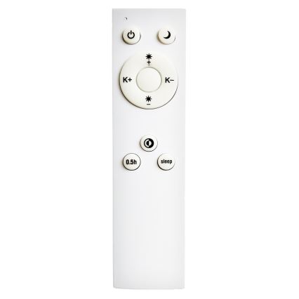 Top Light - LED prigušiva plafonska svetiljka METAL LED/60W/230V, kvadratna, bela + daljinski upravljač