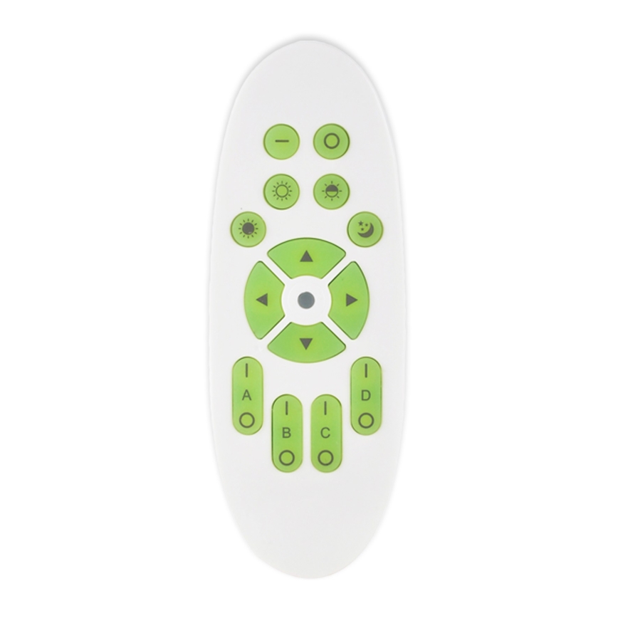 Top Light - LED prigušiva plafonska svetiljka NORMAN LED/51W/230V prečnika 39 cm crna + daljinski upravljač