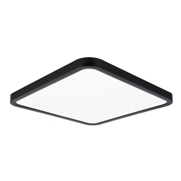 Top Light - LED prigušiva stropna svetiljka REVIT LED/36W/230V 3000-6500K 40x40 cm crna + daljinski upravljač