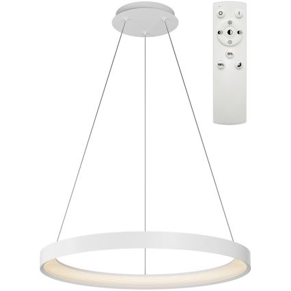 Top Light - LED prigušiva luster na sajli ORBIT LED/40W/230V 3000-6500K prečnik 50 cm bela + daljinski upravljač