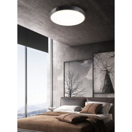 Top Light Metal 40CR RC - LED prigušiva stropna svetiljka METAL LED/51W/230V sjajni hrom + daljinski upravljač