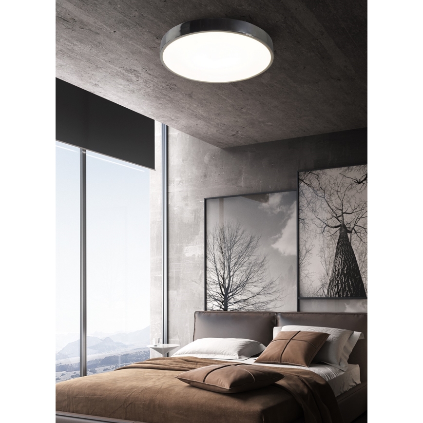 Top Light Metal 40CR RC - LED prigušiva stropna svetiljka METAL LED/51W/230V sjajni hrom + daljinski upravljač