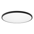 Top Light - ONYX LED kupatilsko stropno svetlo, 24W, 230V, IP44, 3000/4000/6500K, prečnik 39 cm, crne boje