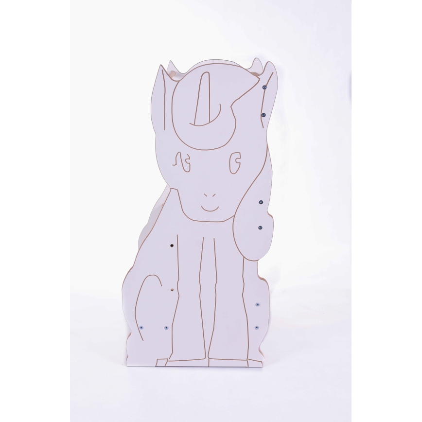 Toranj za učenje UNICORN bela/javor
