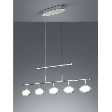 Trio - LED luster na sajli DUELLANT 5xLED/4,3W/230V