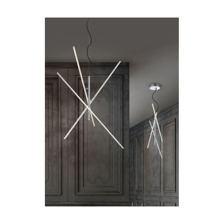 Trio - LED prigušiva luster na sajli TIRIAC 3xLED/7,5W/230V