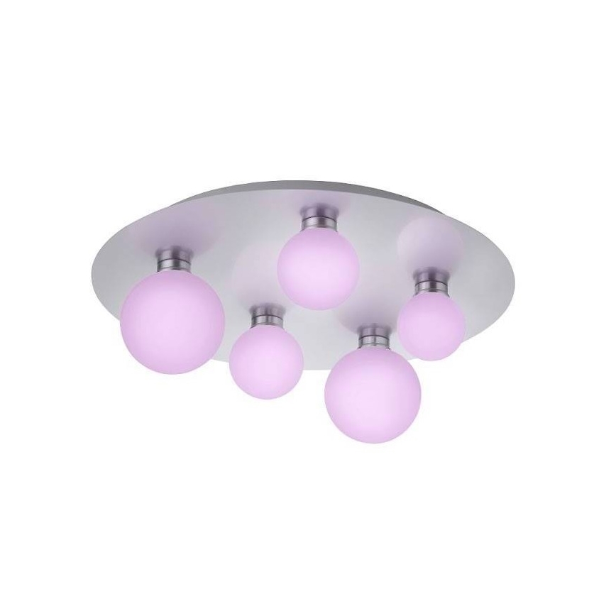 Trio - LED RGB prigušiva plafonska svetiljka DICAPO 5xLED/3W/230V 3000-5000K + daljinski upravljač