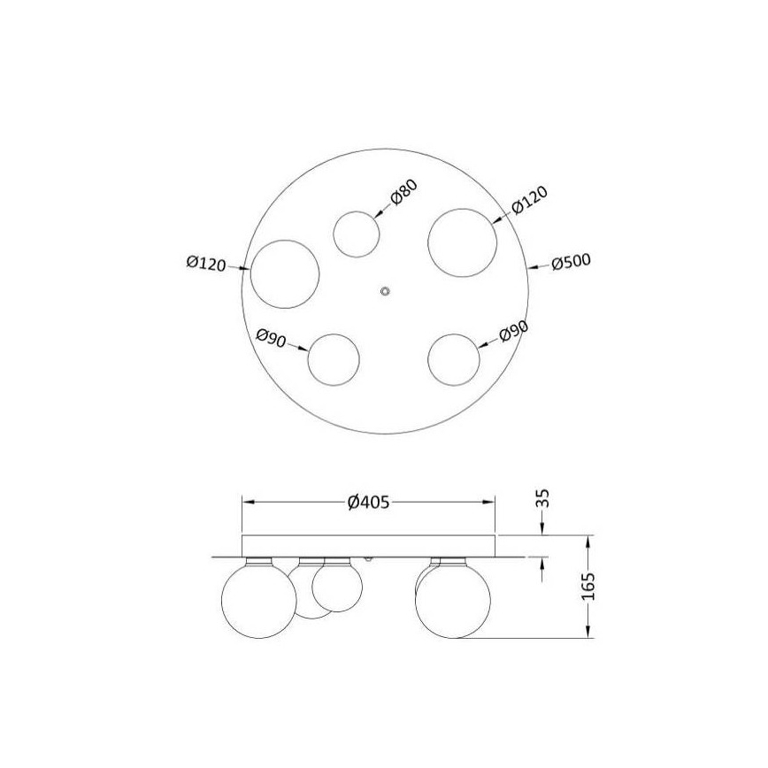 Trio - LED RGB prigušiva plafonska svetiljka DICAPO 5xLED/3W/230V 3000-5000K + daljinski upravljač