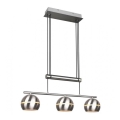 Trio - Luster na sajli FLETCHER 3xE14/40W/230V matni hrom