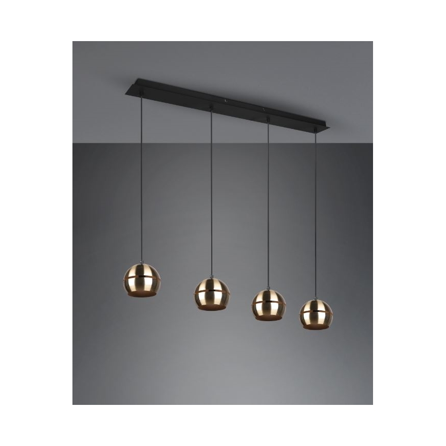 Trio - Luster na sajli FLETCHER 4xE14/40W/230V mesing