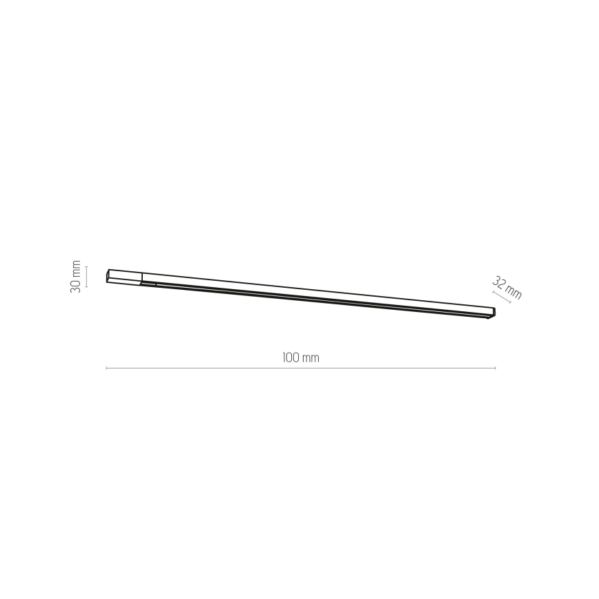 Trofazni šinski sistem TRACER 1 m, beli