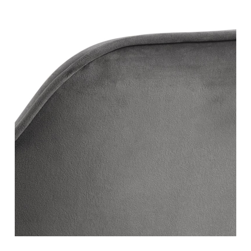 Trpezarijska stolica AYLIN sa naslonima za ruke, 1 kom, tamno siva