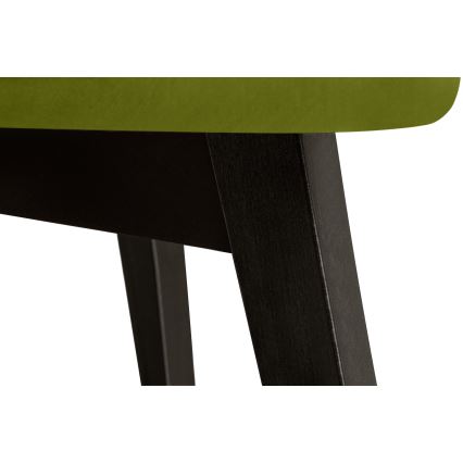 Trpezarijska stolica BOVIO 86x48 cm svetlo zelena/buk