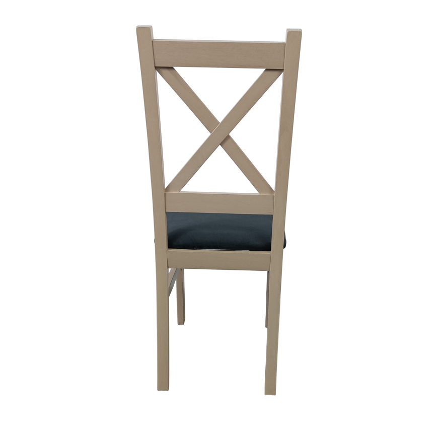 Trpezarijska stolica NATE hrast sonoma/crna