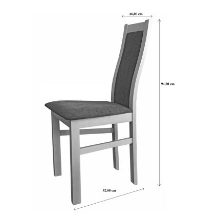 Trpezarijska stolica ZOE bukva/smeđa
