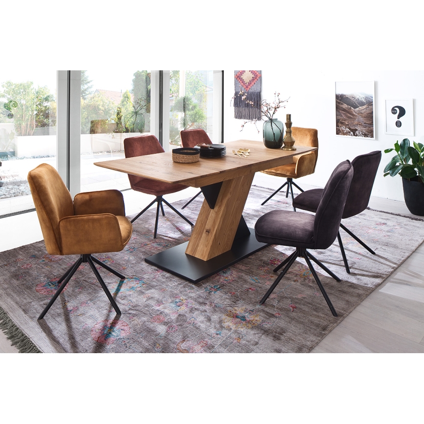 Trpezarijske stolice NEXORO, set od 2 komada, narandžaste