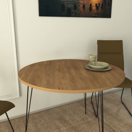 Trpezarijski sto SANDALF 75x90 cm braon