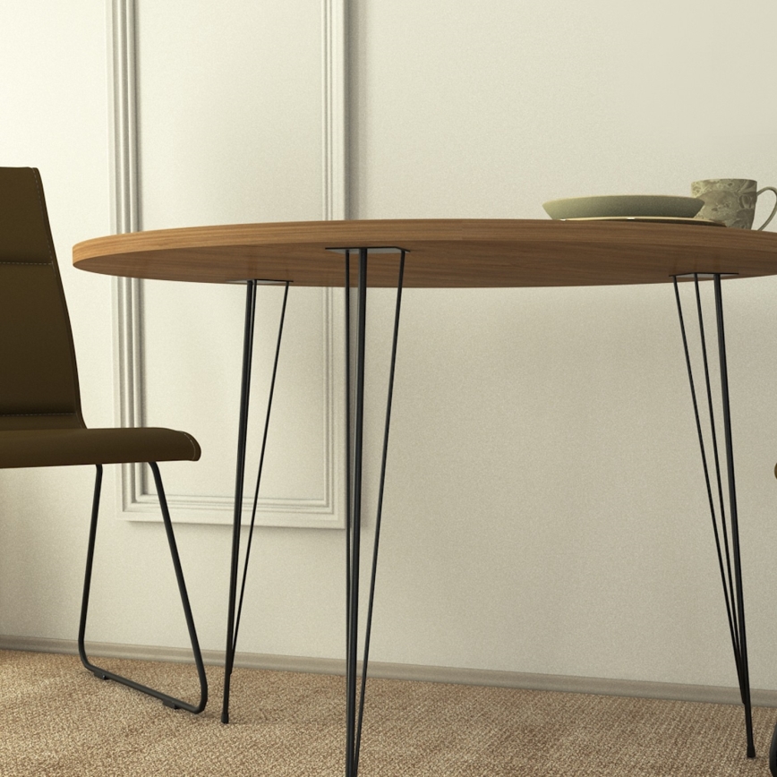 Trpezarijski sto SANDALF 75x90 cm braon