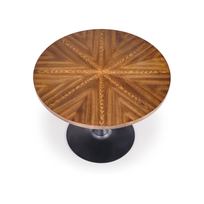 Trpezariski sto CARMELO 75x100 cm crno/braon