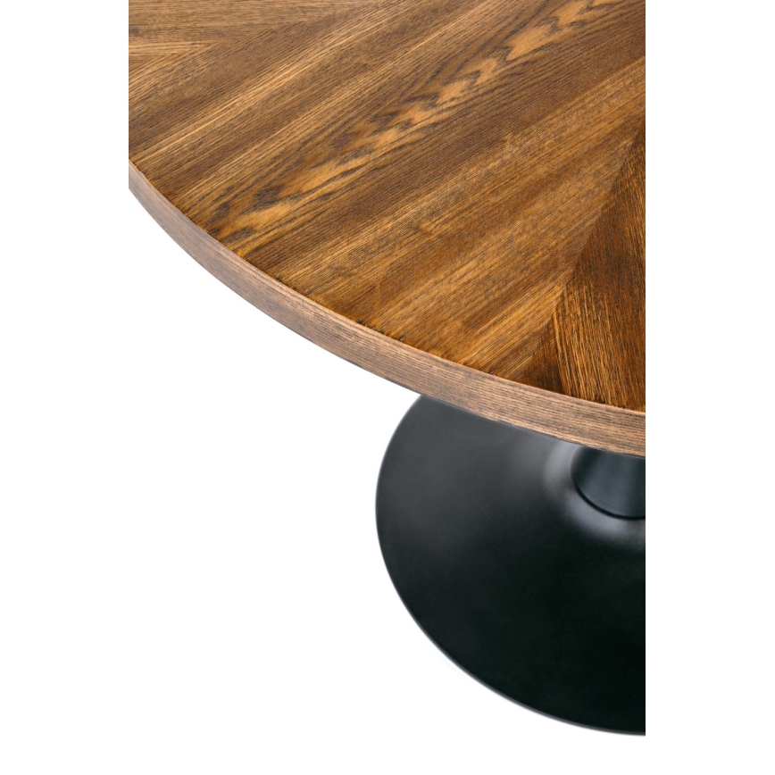 Trpezariski sto CARMELO 75x100 cm crno/braon