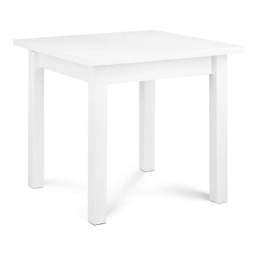 Trpezariski sto HOSPE 78x80 cm bukva/bela
