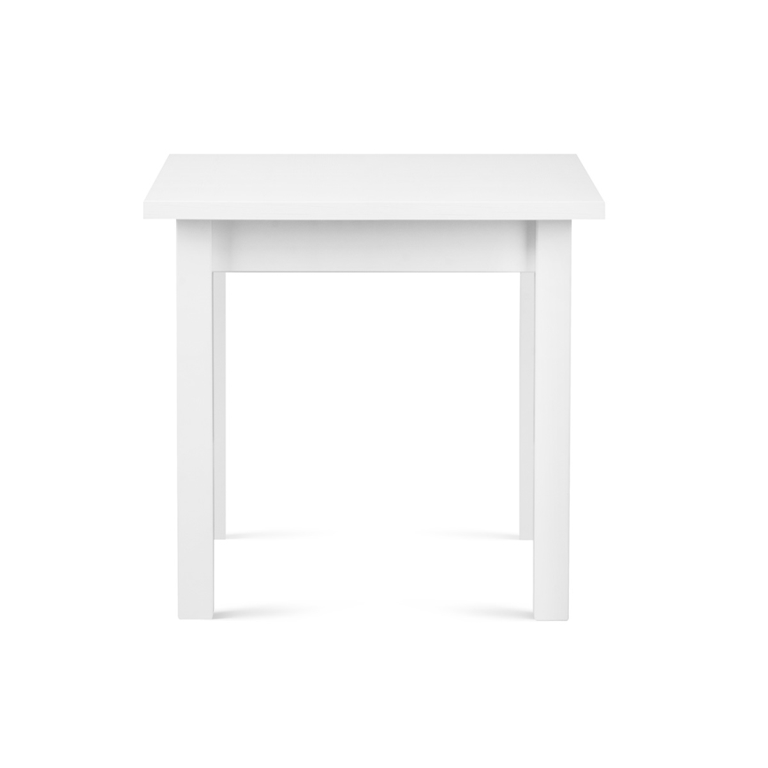 Trpezariski sto HOSPE 78x80 cm bukva/bela