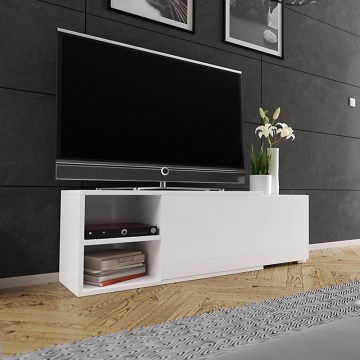 TV komoda CLIF 40x180 cm bela