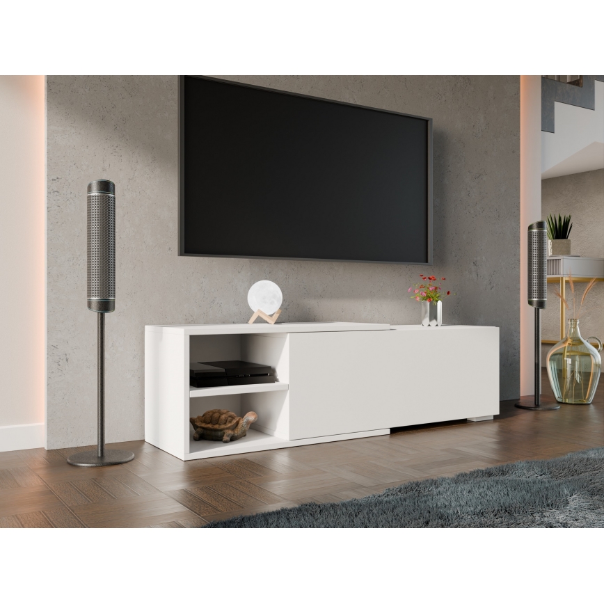 TV komoda CLIF 40x180 cm bela