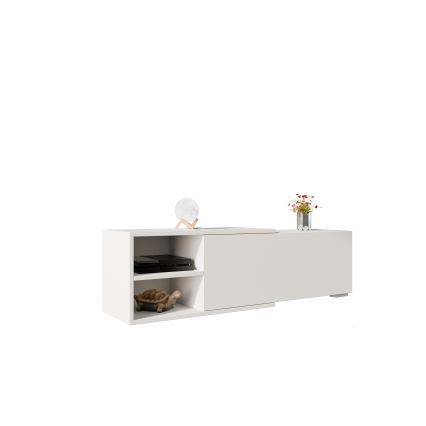 TV komoda CLIF 40x180 cm bela