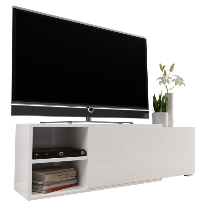 TV komoda CLIF 40x180 cm bela