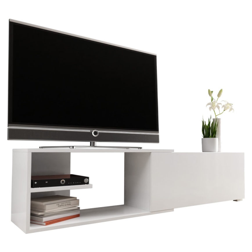TV komoda CLIF 40x180 cm bela