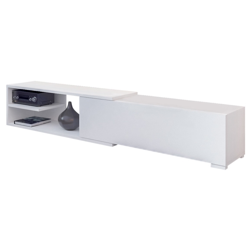 TV komoda CLIF 40x180 cm bela