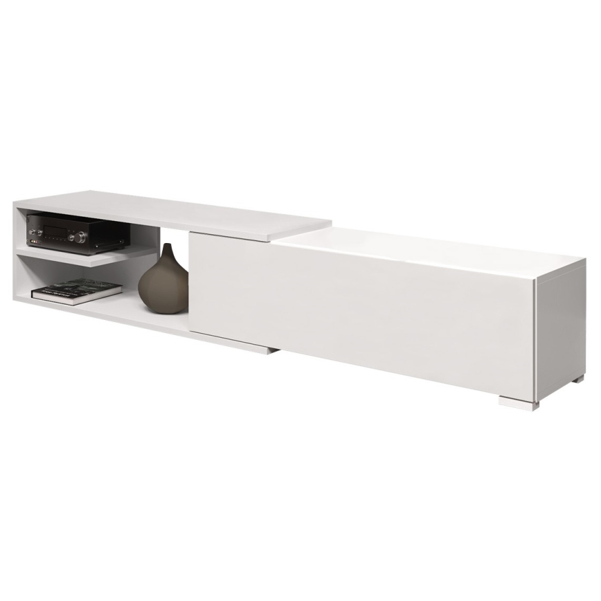 TV komoda CLIF 40x180 cm bela