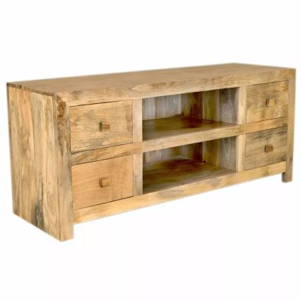 TV komoda HINA 60x140 cm, od masivnog mangovog drveta