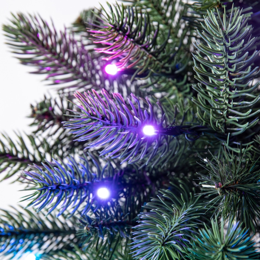 Twinkly - LED RGB prigušiva božićni venac 50xLED prečnik 60 cm Wi-Fi