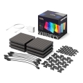 Twinkly - Komplet od 6 RGB LED prigušiva panela SQUARES, 64 LED po panelu, 16 × 16 cm, Wi-Fi