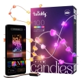 Twinkly - LED RGB prigušiva božićni svetlosni lanac CANDIES 100xLED 8 m USB Wi-Fi