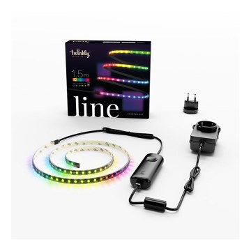 Twinkly - LED RGB prigušiva traka LINE 100xLED 1,5 m Wi-Fi